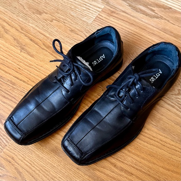 Apt. 9 Black Oxford Shoe Men's Size 9 - Picture 1 of 16